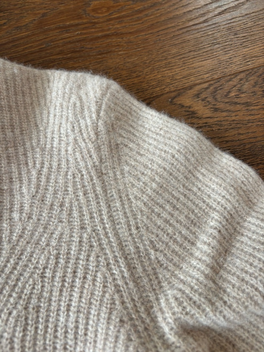 7115 by Szeki Yak and Wool Turtleneck Sweater Wheat Brown - Picture 12 of 15